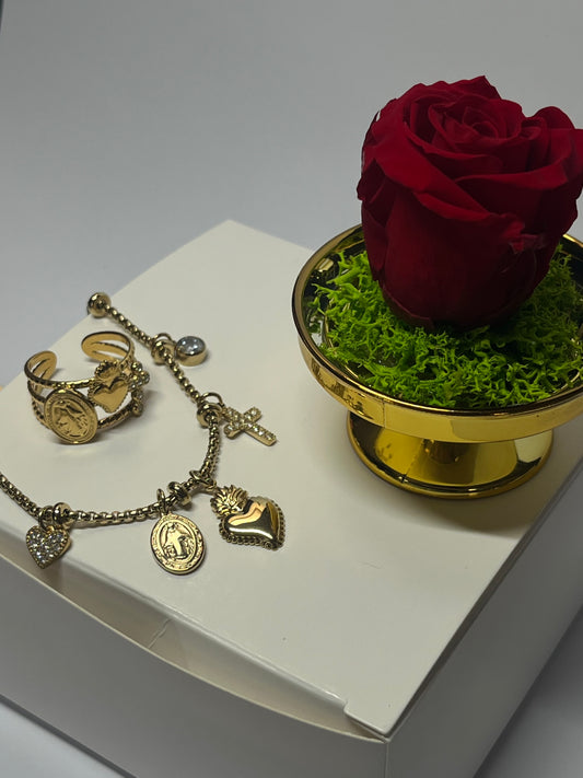 Box bijoux Fátima ✝️ & Rose