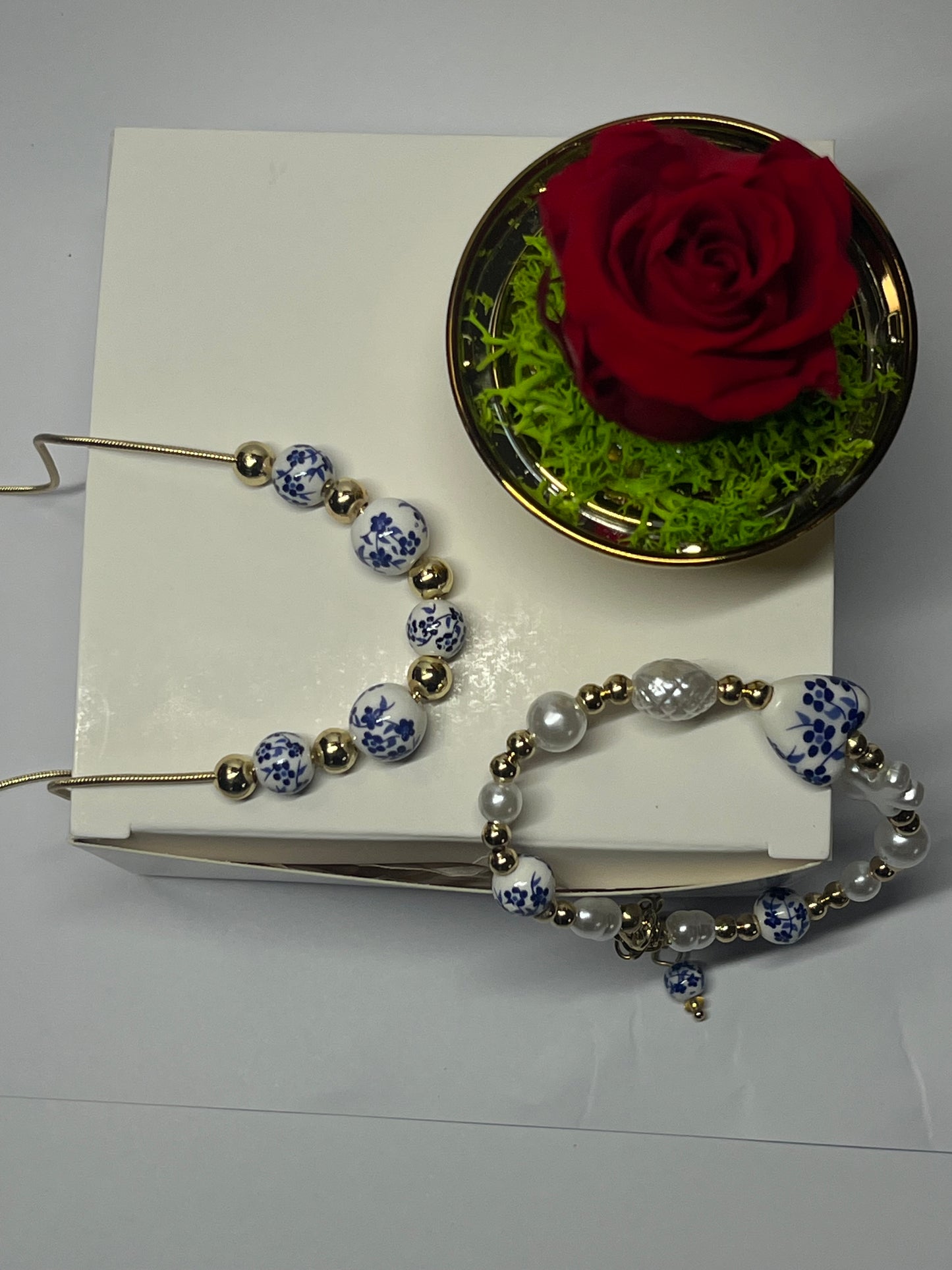 Box bijoux Azulejos 💙 & Rose