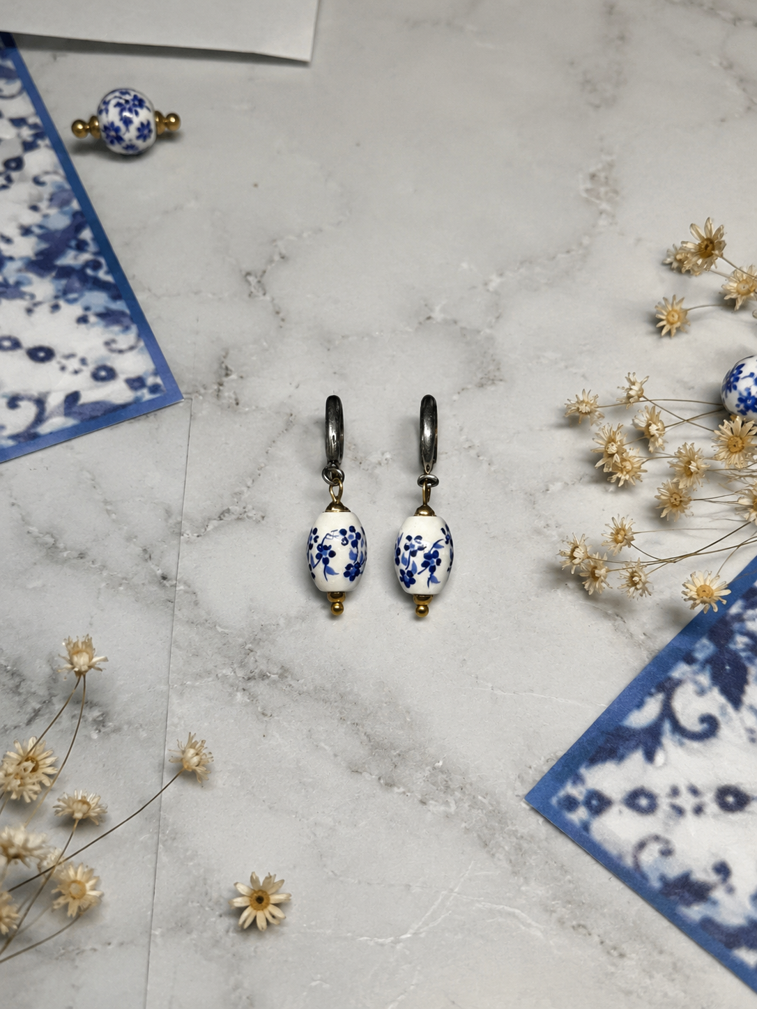 Boucle d’oreille Azuléjos